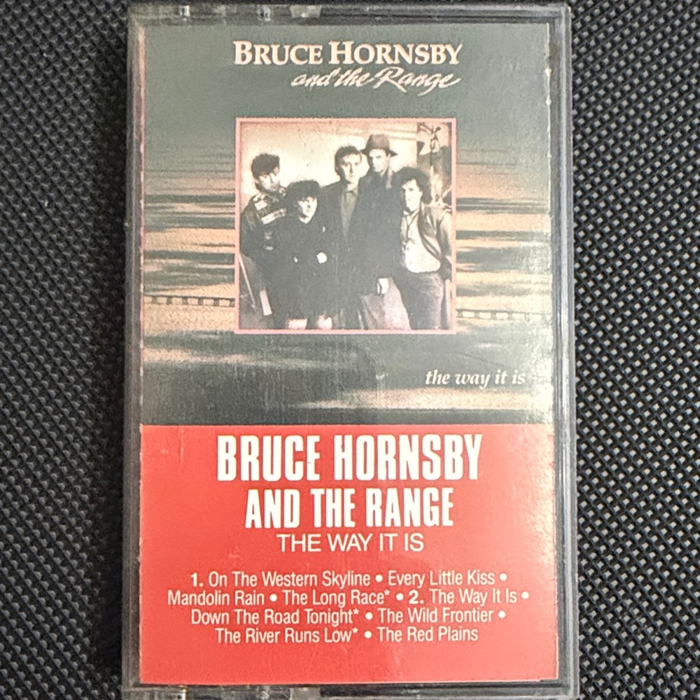 Vintage 1986 cassette tape debut album “The Way It Is” Bruce Hornsby & the Range
